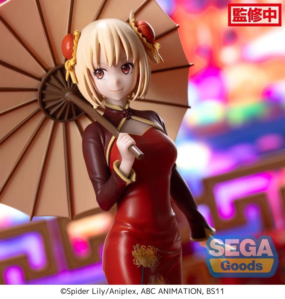 SEGA Ликорис Рекоил Luminasta Чисато Нисикиги статуэтка в китайском стиле