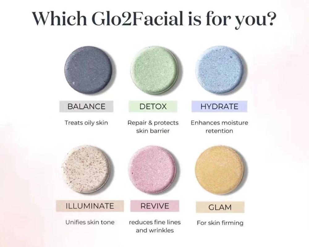 Увлажняющий Glam Revive Detox Illuminate Kit Pods Serum Facial SPA Serum For Bubble Beauty Machine Facial Oxygen Aqua CO2 Serum Gels