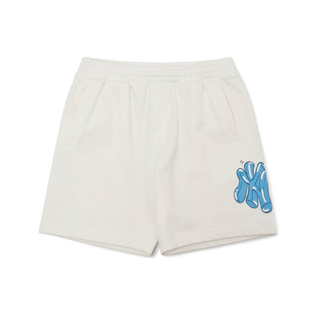 New MLB LIKE Shorts Unisex Ivory White 3ASPL0123-50IVS