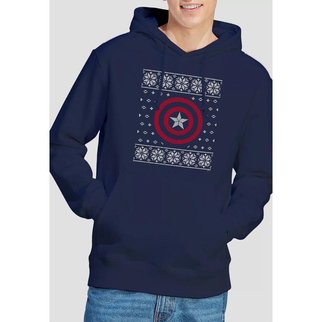 Captain America Mens Shield Hoodie