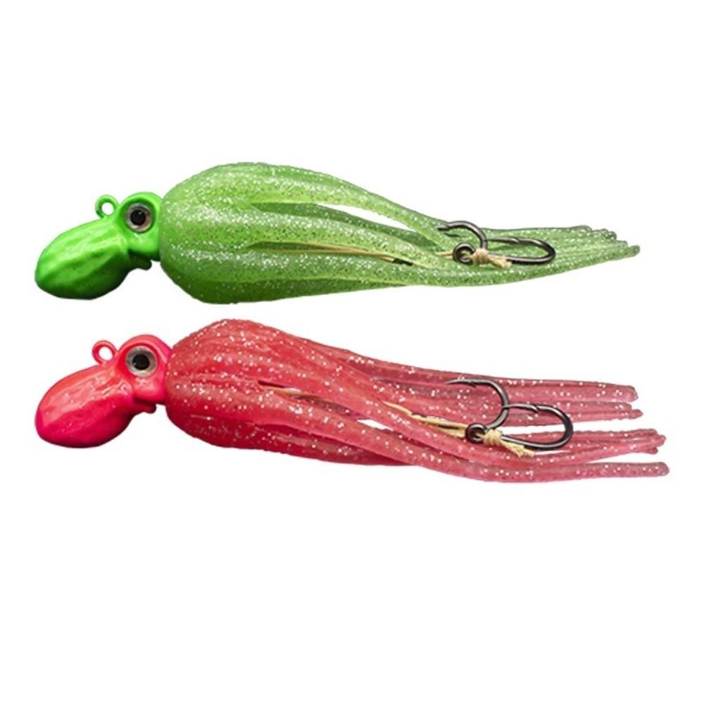 100g Octopus Squid Skirt Bait 200g Big Game Fishing Lure Squid Skirt Bait With Hook Trolling