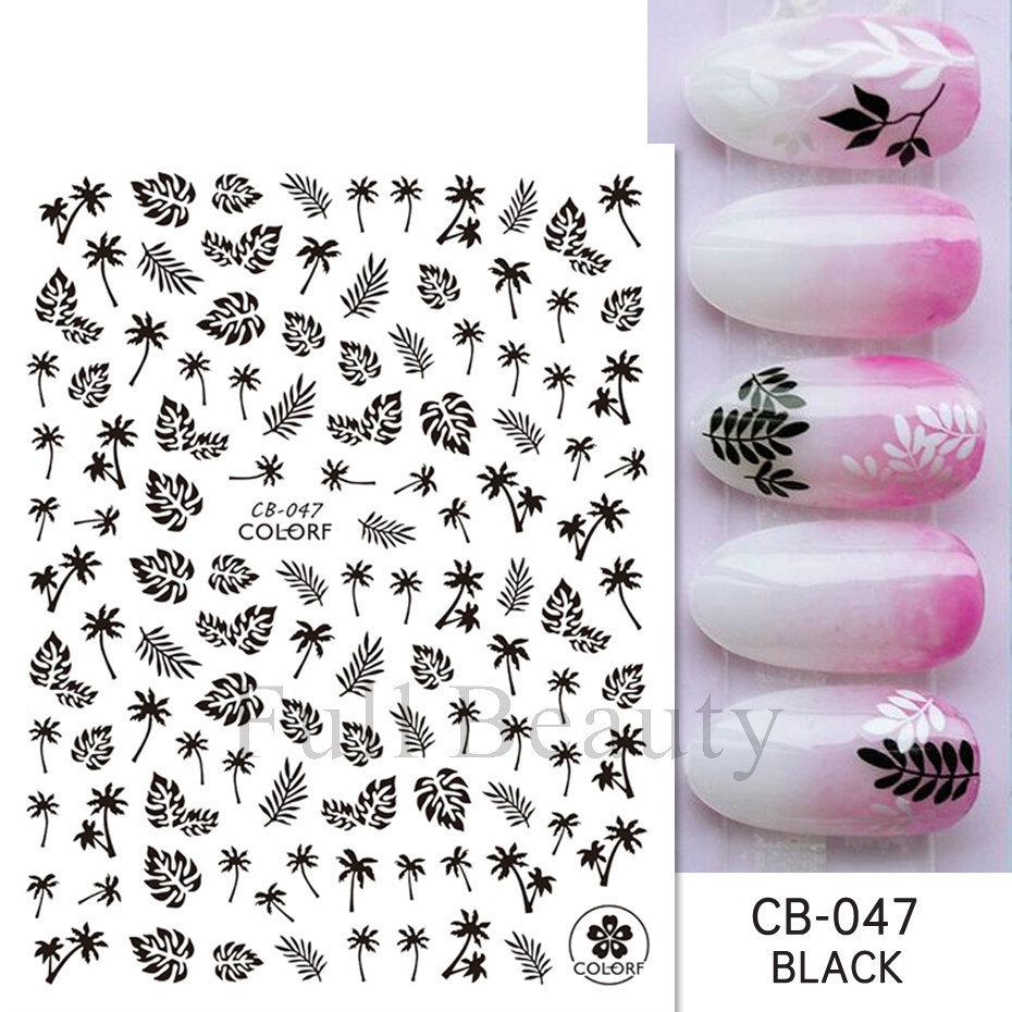 Nail Art Stickers, Cartoon Cute Laser Colored Snake Adhesive Nail Stickers