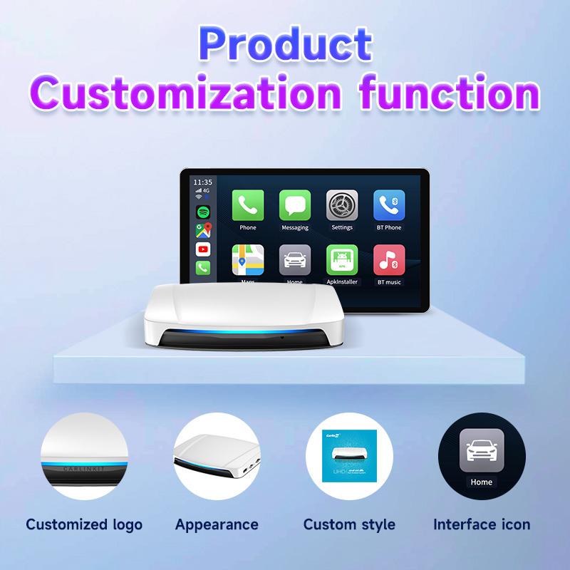 Carlinkit Tbox Uhd Sm6225 Android 13 8Gb 128Gb Hdmi Android 13.0 Wireless Ai Box Carplay Dongle Car Play Adapter for Netflix