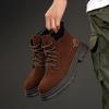 Мужские ботинки из натуральной кожи для мужчин Мужская защитная обувь Коричневые ботинки Повседневные кроссовки Роскошная обувь Высококачественные нарядные ботинки для мужчин