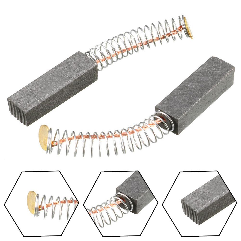 Угольные щетки 20 мм x 6 мм x 5 мм, пружина 25 мм, 2 шт., аксессуары.