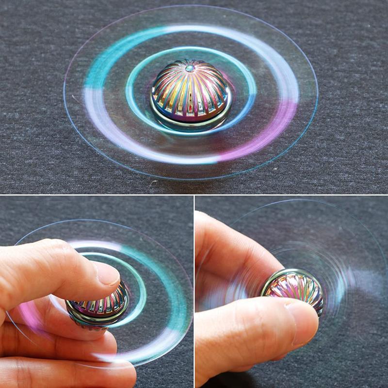 Metal Wing Fingertip Gyroscope Fidget Spinner Anti Pressure Fingertip Gyroscope For Children And Adults Top Decompression Toy