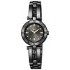 Женские водонепроницаемые часы Citizen Wicca Solar Tech с полужестким браслетом, черные KP2-647-51