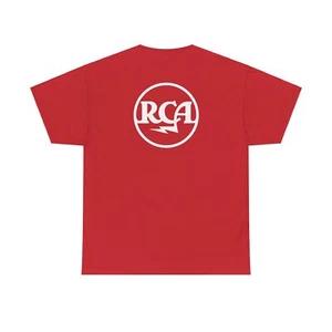 BACK ONLY Retro RCA Logo T-Shirt - Vacuum Tube Valve Vintage Audio 13 Colors!