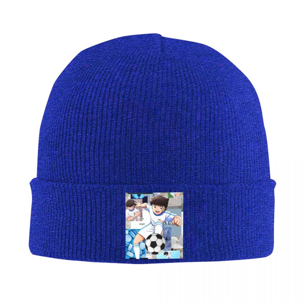 Ozora Oliver Atom Capitan Tsubasa Warm Knitted Cap Fashion Bonnet Hat Autumn Winter Outdoor Beanies Hats for Unisex Womenx Adult