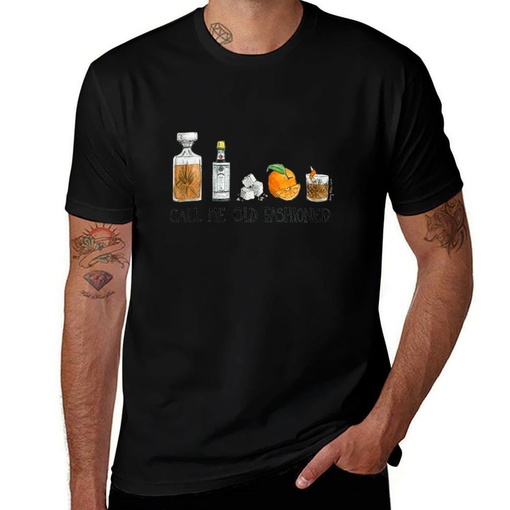 Call Me Old Fashioned Tshirt Basic Lightweight Short Sleeve Tee