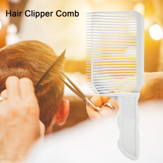 Barber Fade Comb Professional Hair Cutting Blending Clipper Comb Flat Top Comb Men Salon
