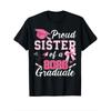 Women's T-Shirt Black Women's Vintage 2026 T-Shirt Graduate Design with Cap & Stars, Casual White Shirt for Auntie Gift, Graduation Party Outfit