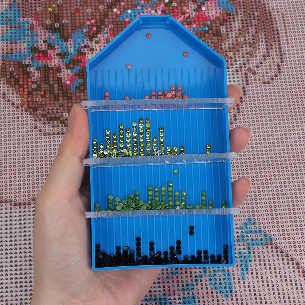 Вышивка крестиком, алмазная живопись, дрель, лоток для хранения алмазов, пластины для бисера, лоток для алмазной живописи