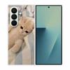 Cartoon Cover For Samsung Galaxy Z Fold7 Funda Fold 7 Phone Case Plastic Hard Capa Coque Protector Clear Transparent Edge Cases
