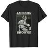 НОВАЯ Черная хлопковая рубашка Jackson Browne для мужчин Все размеры Подарок для фаната AD289 Унисекс Футболка