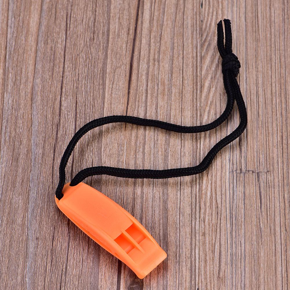 Loud Survival Safety Emergency Rescue Whistle for Diving Hiking Camping(Orange)