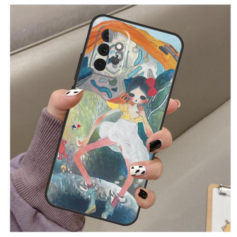 Мультяшный Эстетичный Чехол Aya Takano для Samsung Galaxy A32 A52 A12 A22 A16 A26 A36 A56 A06 A55 A35 A15 A54 A34 A14 A13 A53