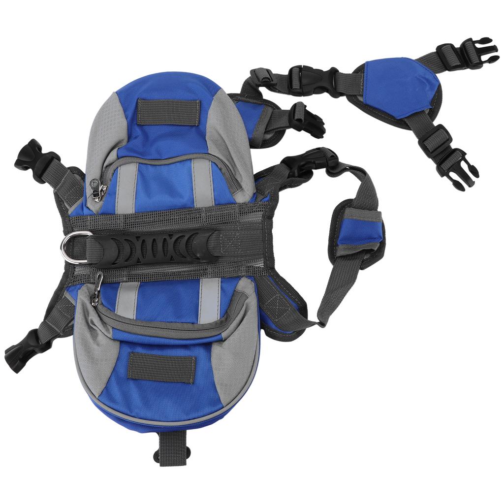 Седельные сумки для собак, походный рюкзак со светоотражающей полосой, седельная сумка для маленьких, средних и больших собак