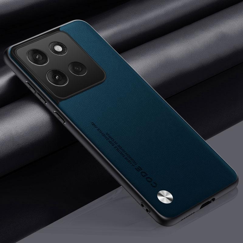 Роскошный ударопрочный чехол из ПУ-кожи для Motorola Moto G86 5G - Защитная задняя крышка в нескольких цветах