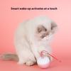 Электрическая забавная интеллектуальная лазерная дразнилка для кошек, интерактивная игрушка-неваляшка для кошек, автоматическая игрушка для котят, умная игра, активная вращающаяся игрушка