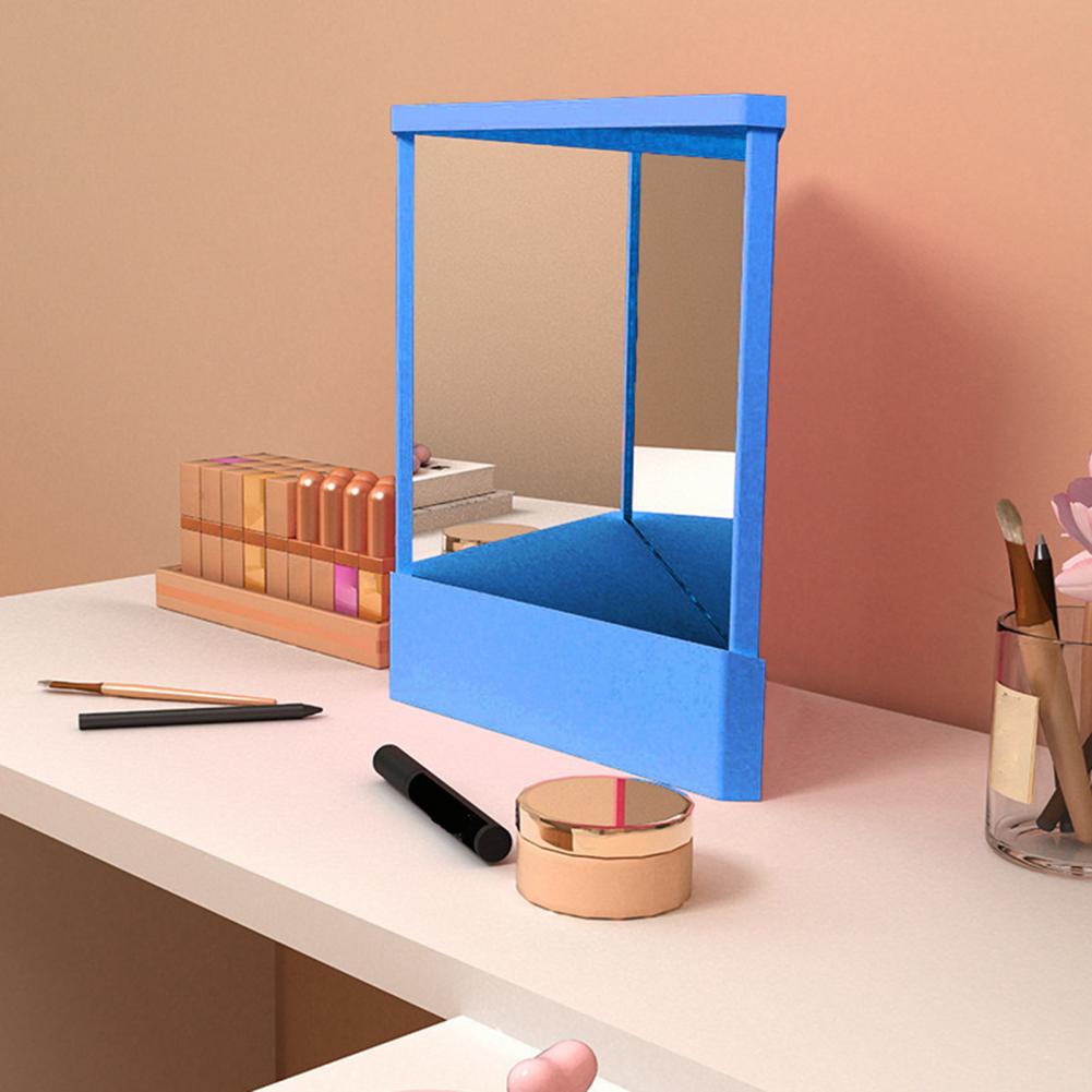 Необращающее зеркало Прецизионное Зеркало для макияжа с истинным изображением Без увеличения Настольное зеркало Реальные отражения Зеркало для красоты