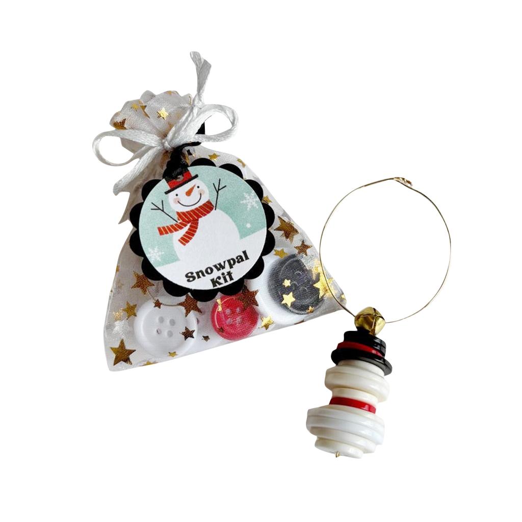 Кнопка Рождественская елка DIY Подвеска Рождественское украшение