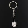 Fashion Keychain 44x15mm Tools Shovel Spade Pendants DIY Men Jewelry Car Key Chain Ring Holder Souvenir For Gift ARI