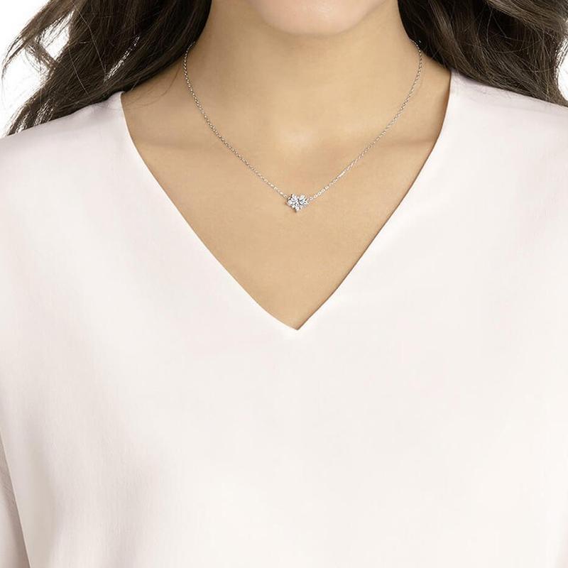 Swarovski Edelweiss Pendant Necklace Women necklaces Silver 5368250