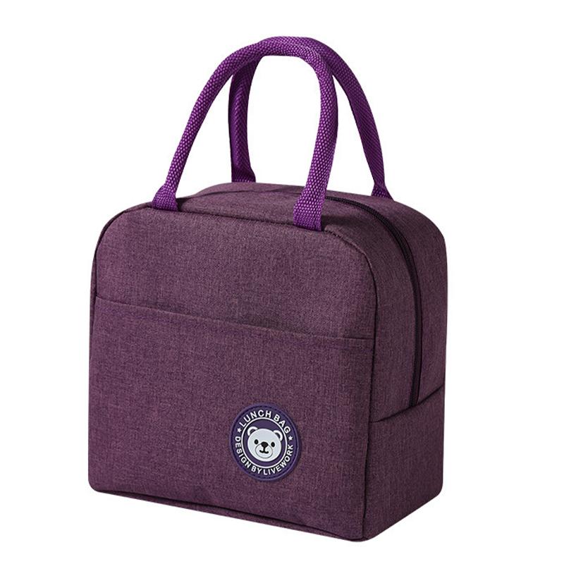 1Pcs Cooler Bag Travel Lunch Box Bag