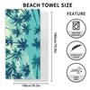 New, double-sided velvet beach towel quick-drying sports towel printed bath towel