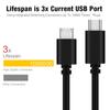 Android Phone Charging Cord Male To Male USB-C To Micro USB Data Cable OTG Adapter USB 3.1 Type-C