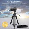 Andoer Professional Aluminum DSLR Camera Tripod Stand 1.8m/6ft 8KG Payload with 360 Degrees  Panoramic
