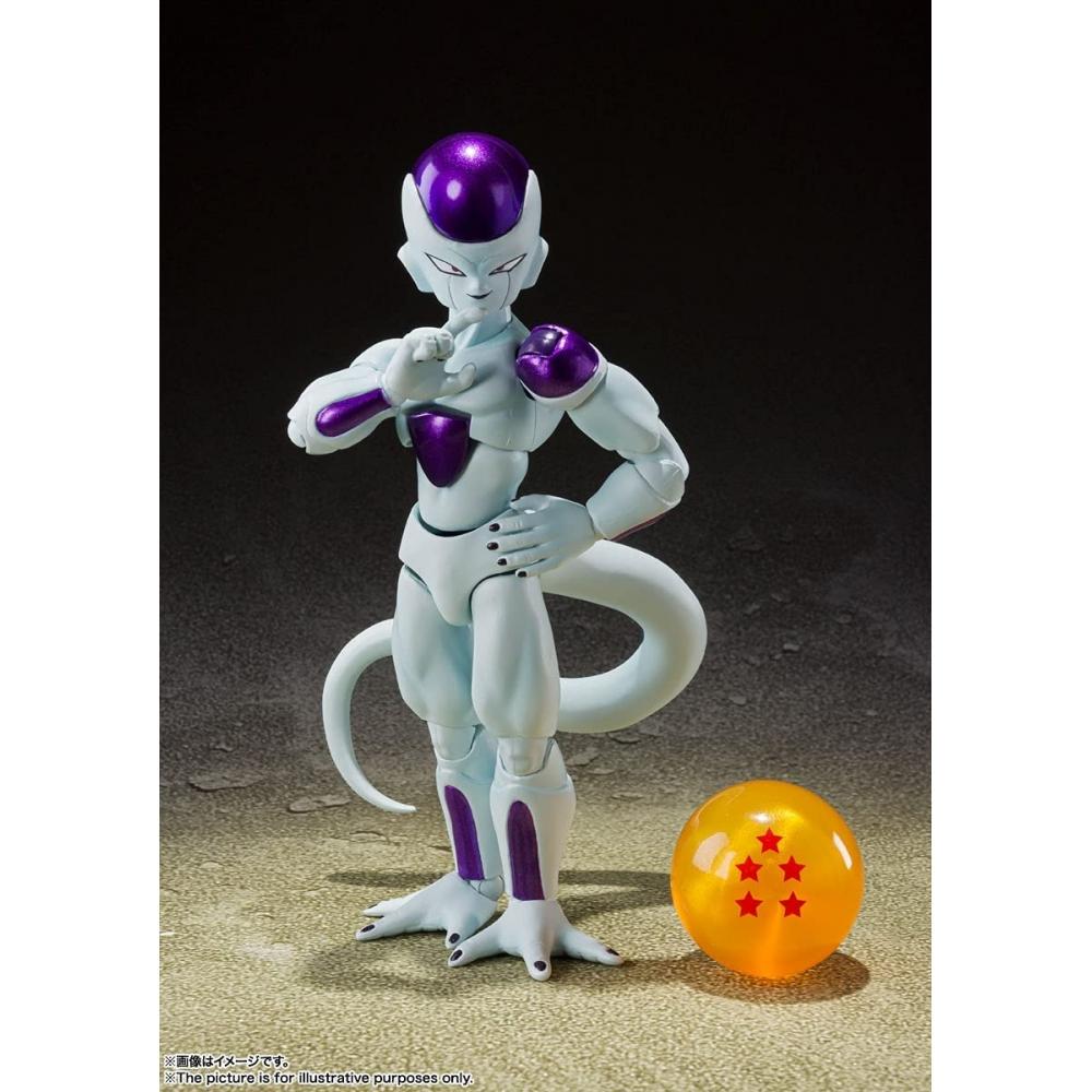 SHFiguarts Dragon Ball Z Frieza Четвертая форма Приблизительно. 120 мм ABS&PVC окрашенная подвижная фигурка BAS62977