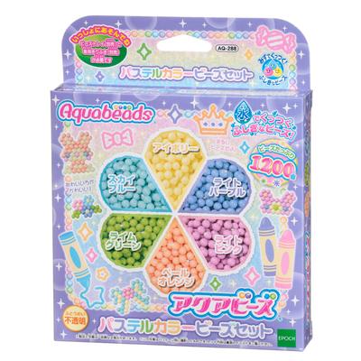 Aquabeads продаются отдельно Набор цветных бусин ST Mark Сертифицировано для детей от 6 лет Игрушечные водные палочки с функцией приготовления воды Игрушечные Aquabeads EPOCH [Набор пастельных тонов]