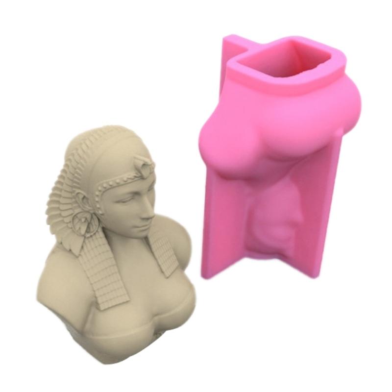 Форма для египетской богини, сделай сам, западная фигура, форма для статуи, эпоксидная форма, ручная работа, формы для свечей, воска, мыла для украшений