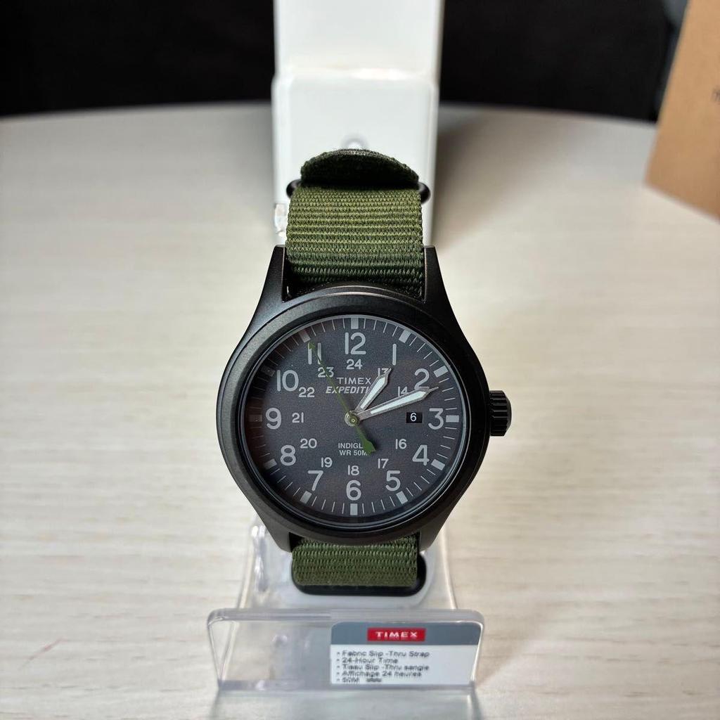 Б/у Мужские часы Timex Expedition Scout Мужские Зеленые TW4B047009J Новые Неиспользованные