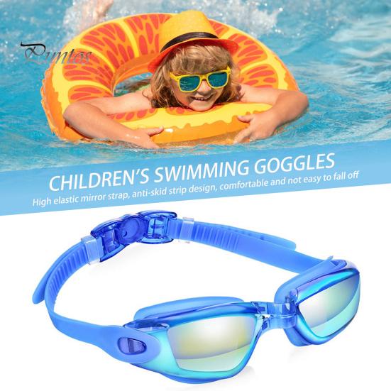 Kids Swimming Glasses Ergonomic Design Adjustable Anti-Fog UV Protection Swim Eyewear Diving Glasses for Children