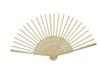 Smiti Fan Ribs, Plain Wood, White Wood, 7 Sun (21cm), Unisex Size, 25 Ribs, 10 Ribs