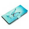 For Samsung Galaxy S25 Ultra Wallet Case PU Leather Pattern Printing Stand Phone Cover with Strap
