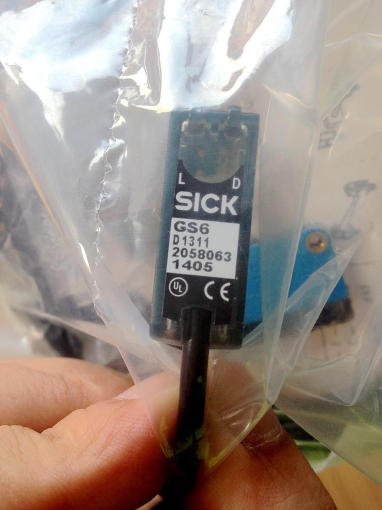 New Authentic German SICK Photoelectric Switch Models: GE6-N1111, GE6-P1111, GS6-D1311.