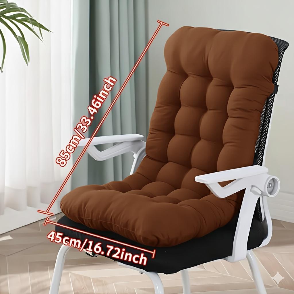 1Modern style comfortable chair cushion with back support Available in multiple colors, filled with soft fibers, hand washable Suitable for office