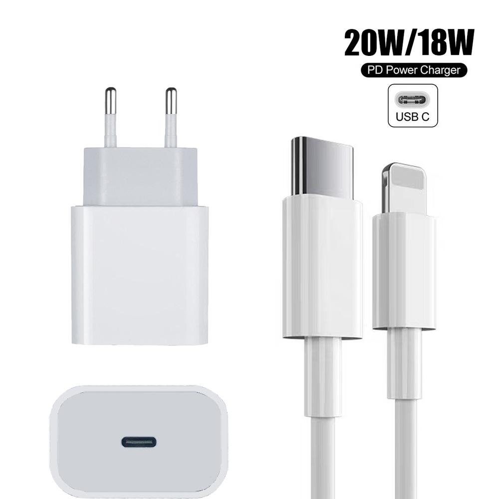 20 Вт Pd Usb C зарядное устройство для Apple iPhone 12 Pro Max 12 Mini 11 быстрое зарядное устройство Type C для iPhone13 Pro Max 8 8plus X XS MAX XR адаптер для быстрой зарядки