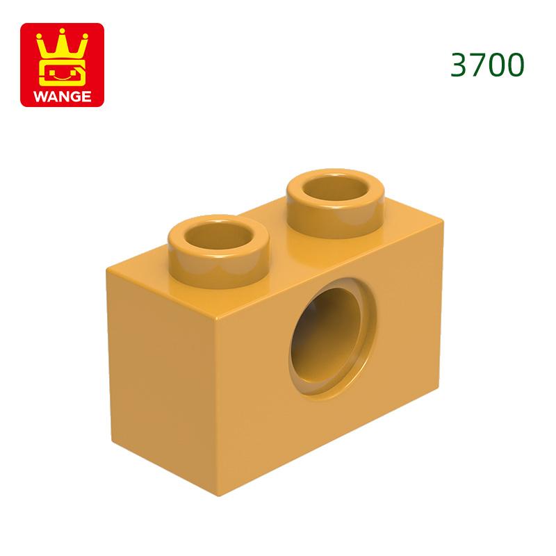 125 шт./лот 3700 1x2 1 отверстие Строительные блоки MOC DIY Аксессуары Совместимые с Кирпичиками Детские Игрушки Подарочная Коробка