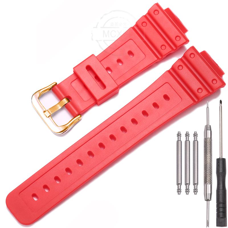 16-мм смоляной ремешок, подходящий для Casio DW-5900 DW-6900 5600E GW-M5610, браслет, пряжка-застежка, аксессуары