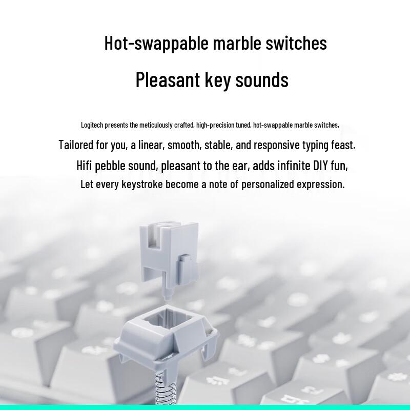 Logitech ALTO KEYS K98M Серия Amber AI Кастомная Беспроводная Механическая Клавиатура