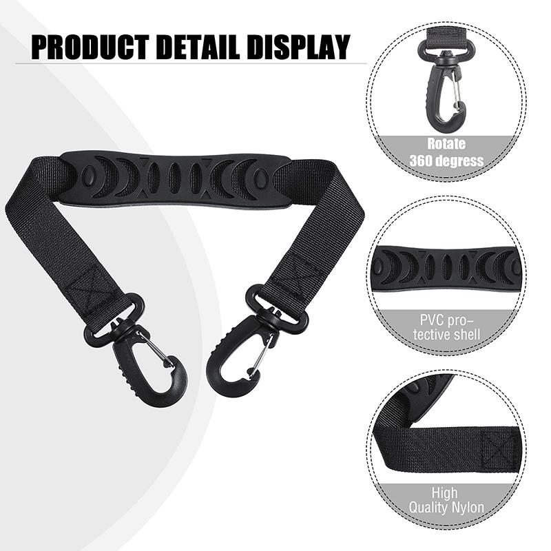 Ручка для переноски роликовых коньков - Мягкий полиэстер, защита от натирания, для легкой транспортировки, уличные тренировки, универсальная посадка для большинства квадов