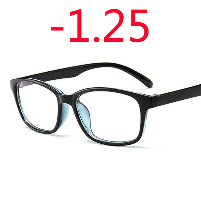 -1.0 -1.25 -1.50 -1.75 -2.0 -2.5 -3.0 До -4.0 Готовые очки для близорукости Женские Мужские Очки для Близорукости Черная Синяя Красная Оправа
