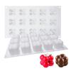 Chocolate Mold 15 Even Small Magic Ball Rubik's Cube Mousse Cake Mold Silicone
