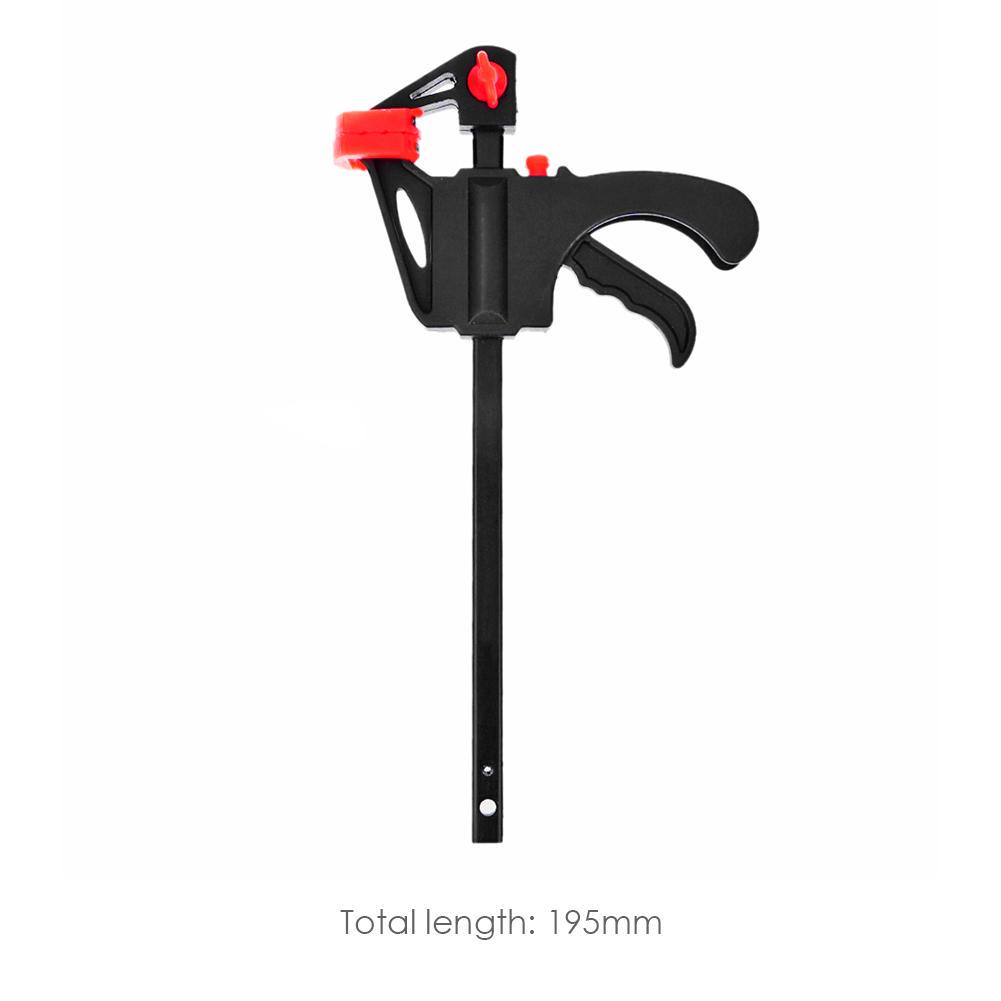 5 # 4-дюймовый деревообрабатывающий стержень F с зажимом с жесткой ручкой и быстрой трещоткой DIY