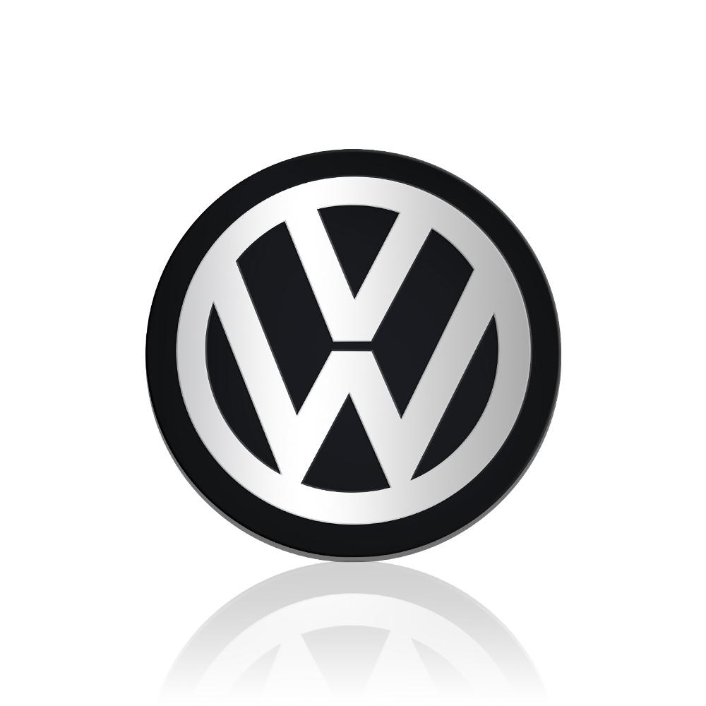 DIG1 1PC Aluminium ABT/R/GTI Logo Auto Steering Wheel Sticker for VW Jetta Golf R Beetle CC EOS GTI R32 MK4 Accessories Car Styling